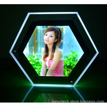Table Top Acrylic Crystal LED Photo Light Box (CST01-HX-01)